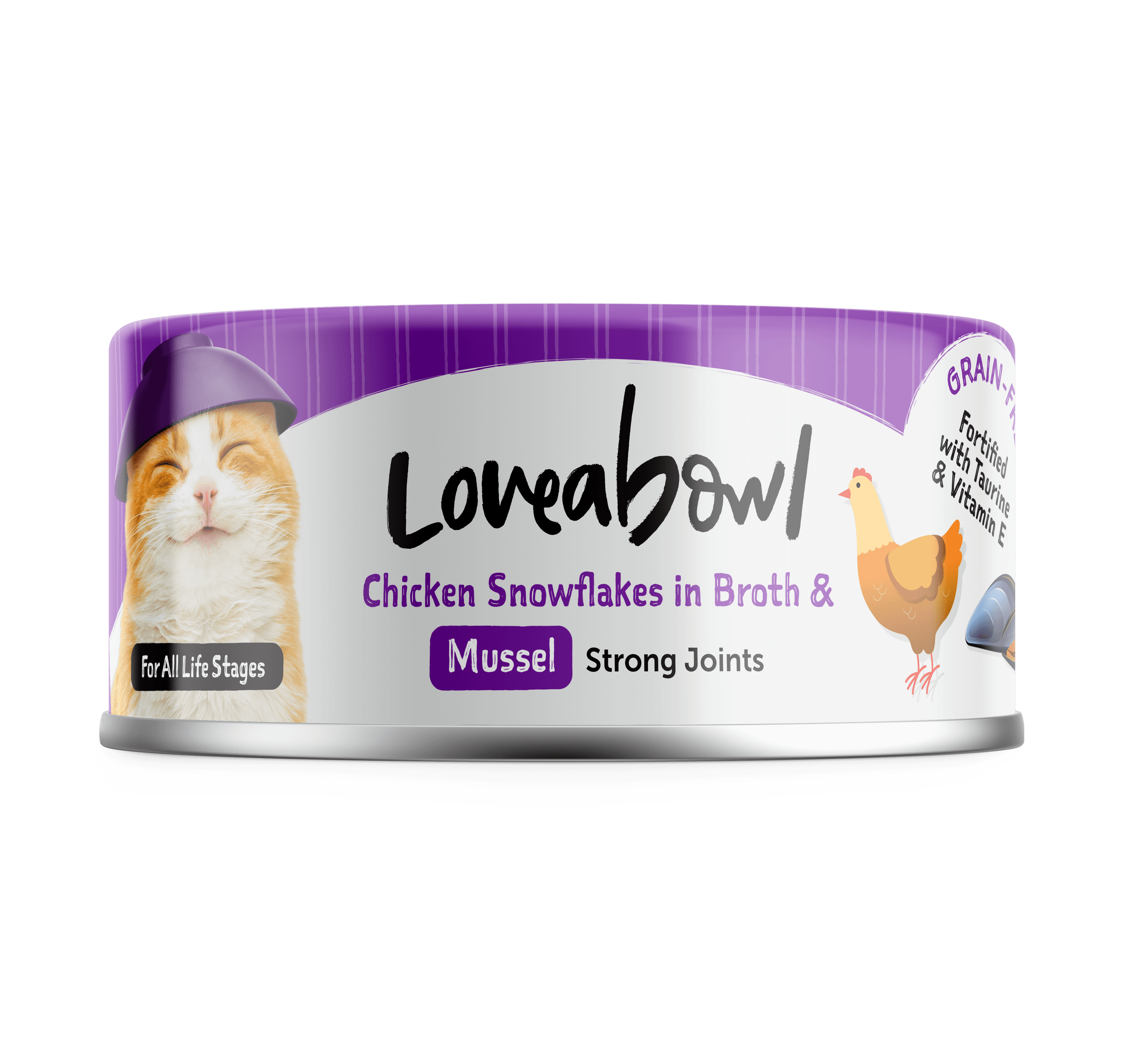 Loveabowl Broth Wet Cat Food (Chicken & Mussel), 70g