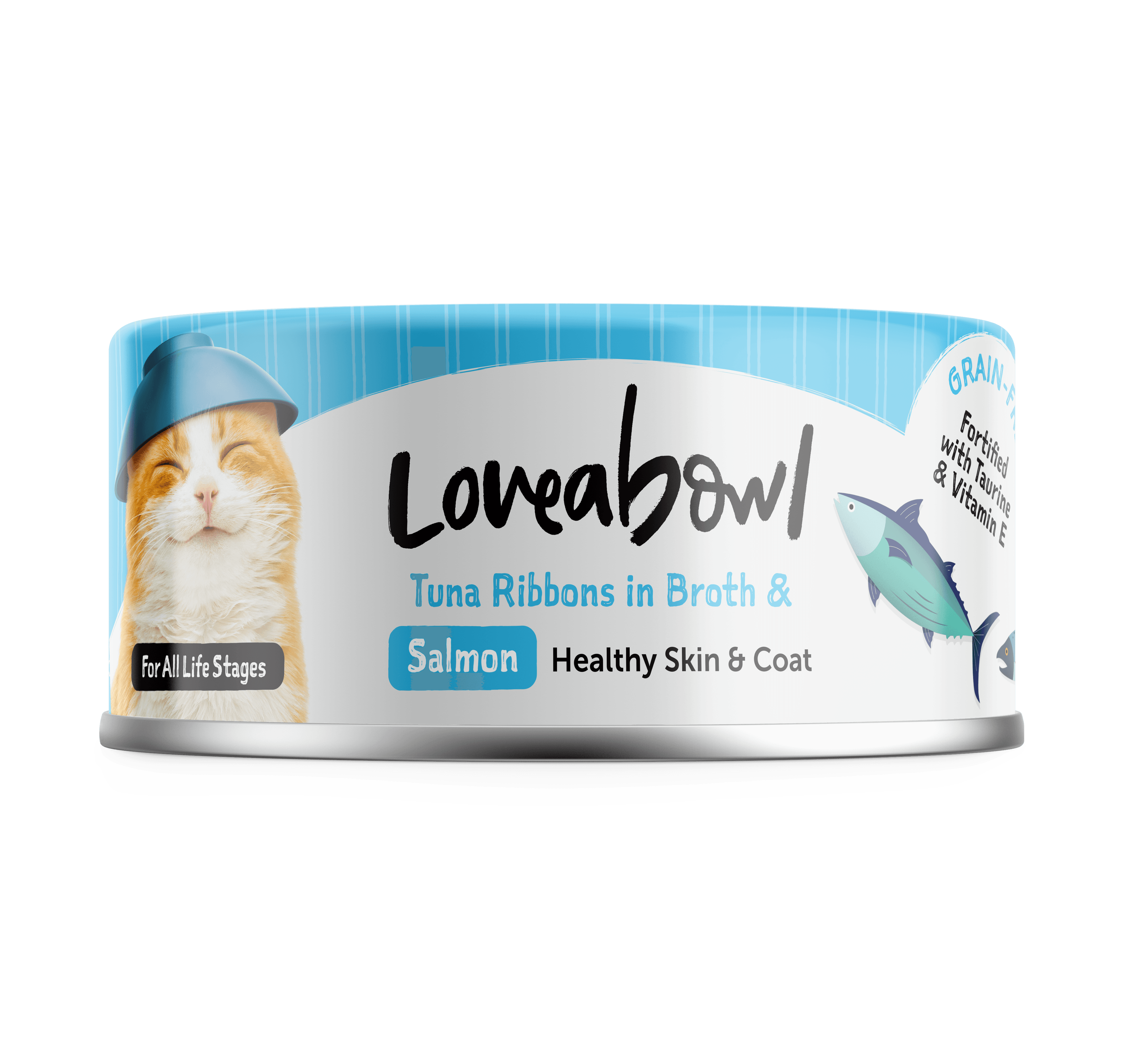 Loveabowl Broth Wet Cat Food (Tuna & Salmon), 70g
