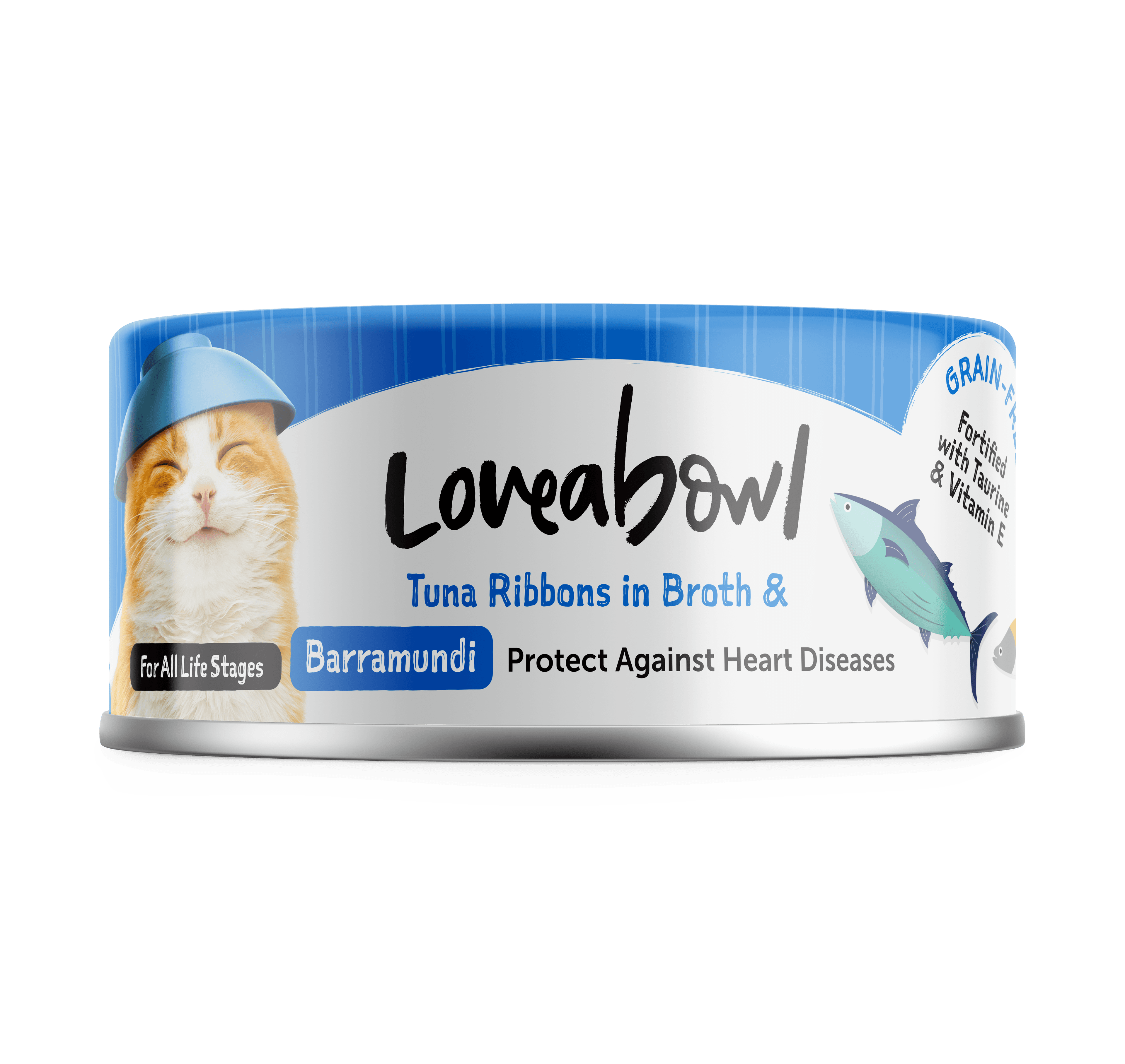 Loveabowl Broth Wet Cat Food (Tuna & Barramundi), 70g