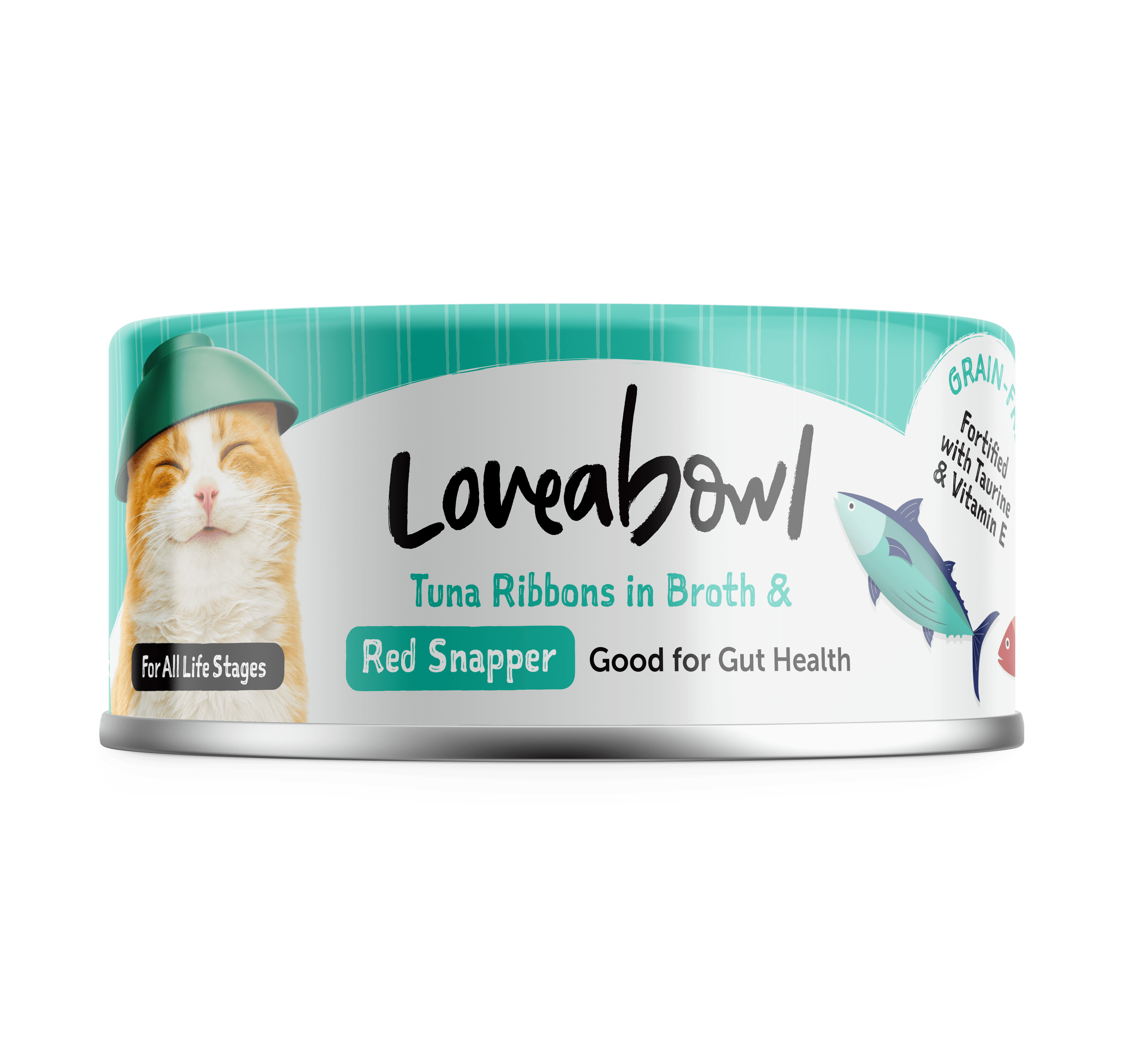 Loveabowl Broth Wet Cat Food (Tuna & Red Snapper), 70g