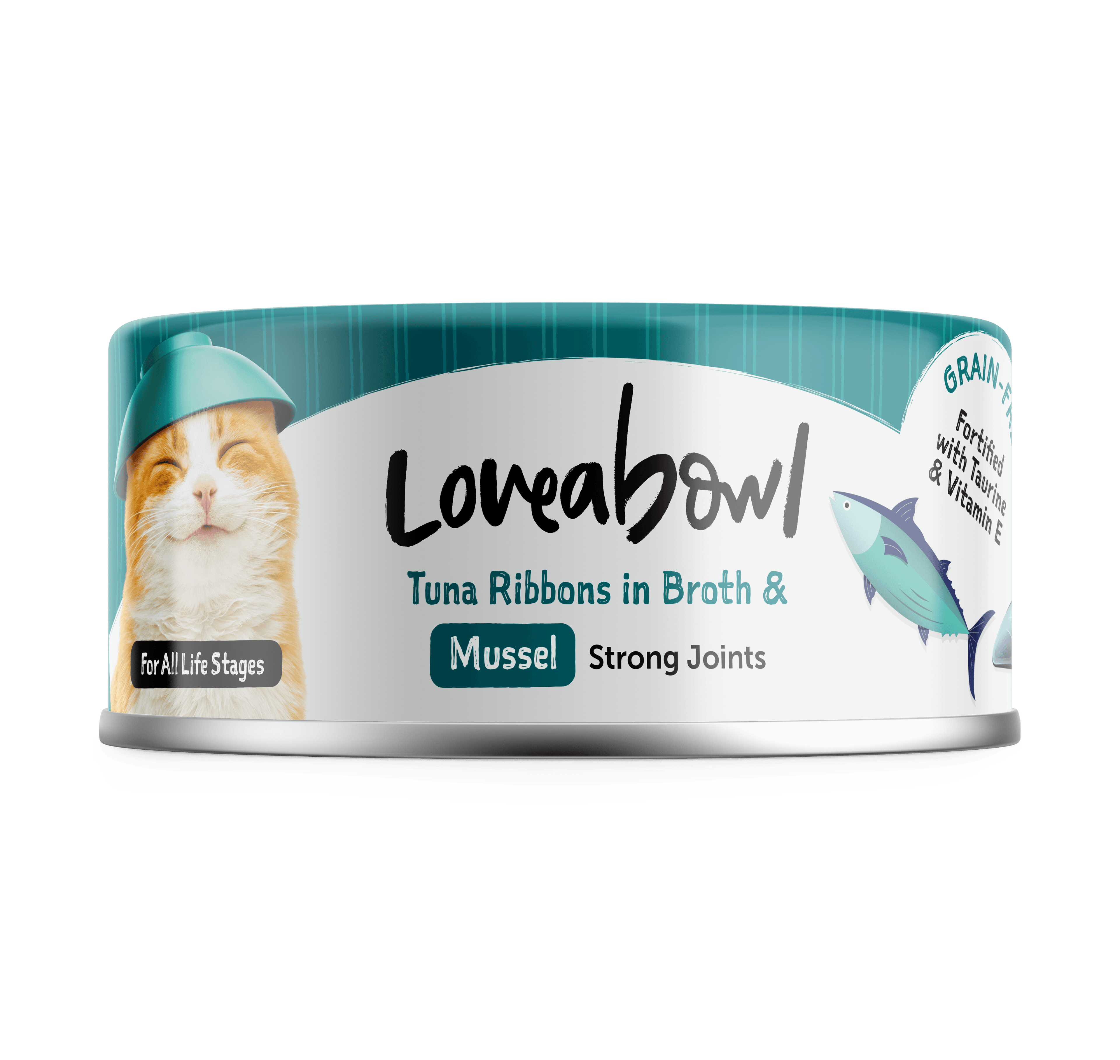Loveabowl Broth Wet Cat Food (Tuna & Mussel), 70g