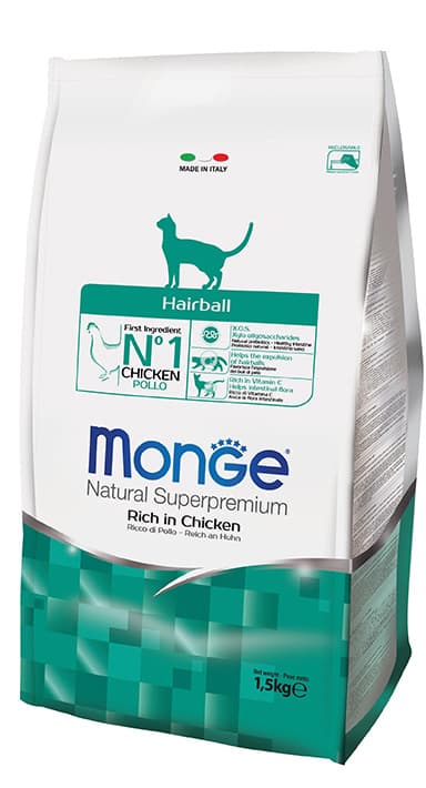 Monge Dry Cat Food - Hairball 1.5Kg