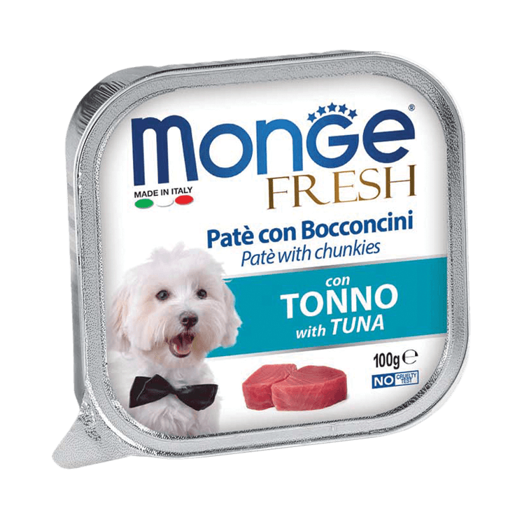 Monge Fresh Pate & Chunkies With Tuna 100g