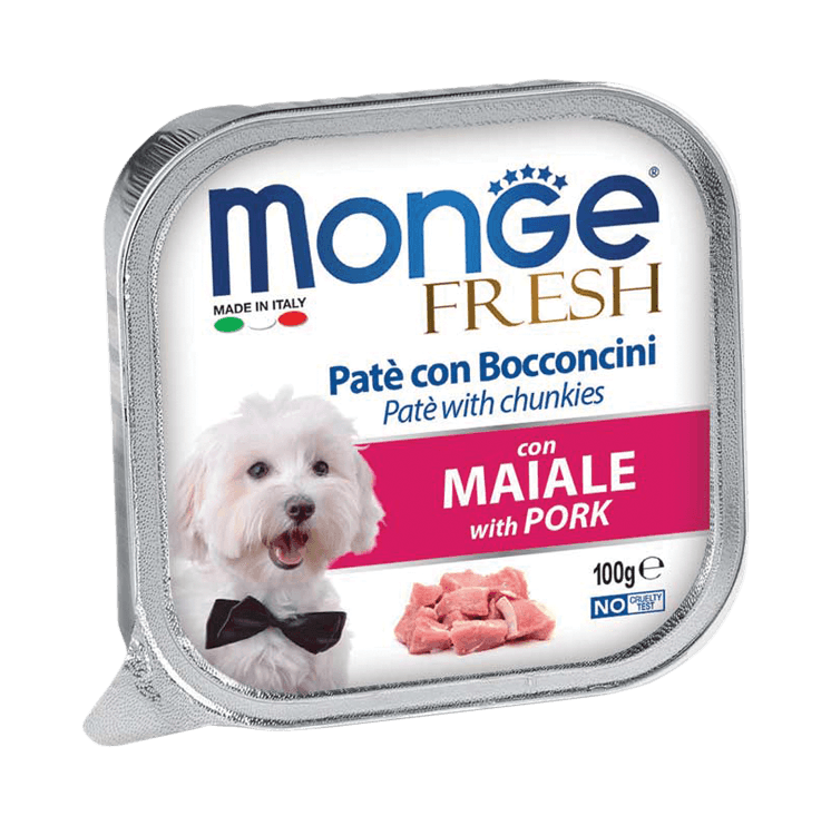 Monge Fresh Pate & Chunkies With Pork 100g