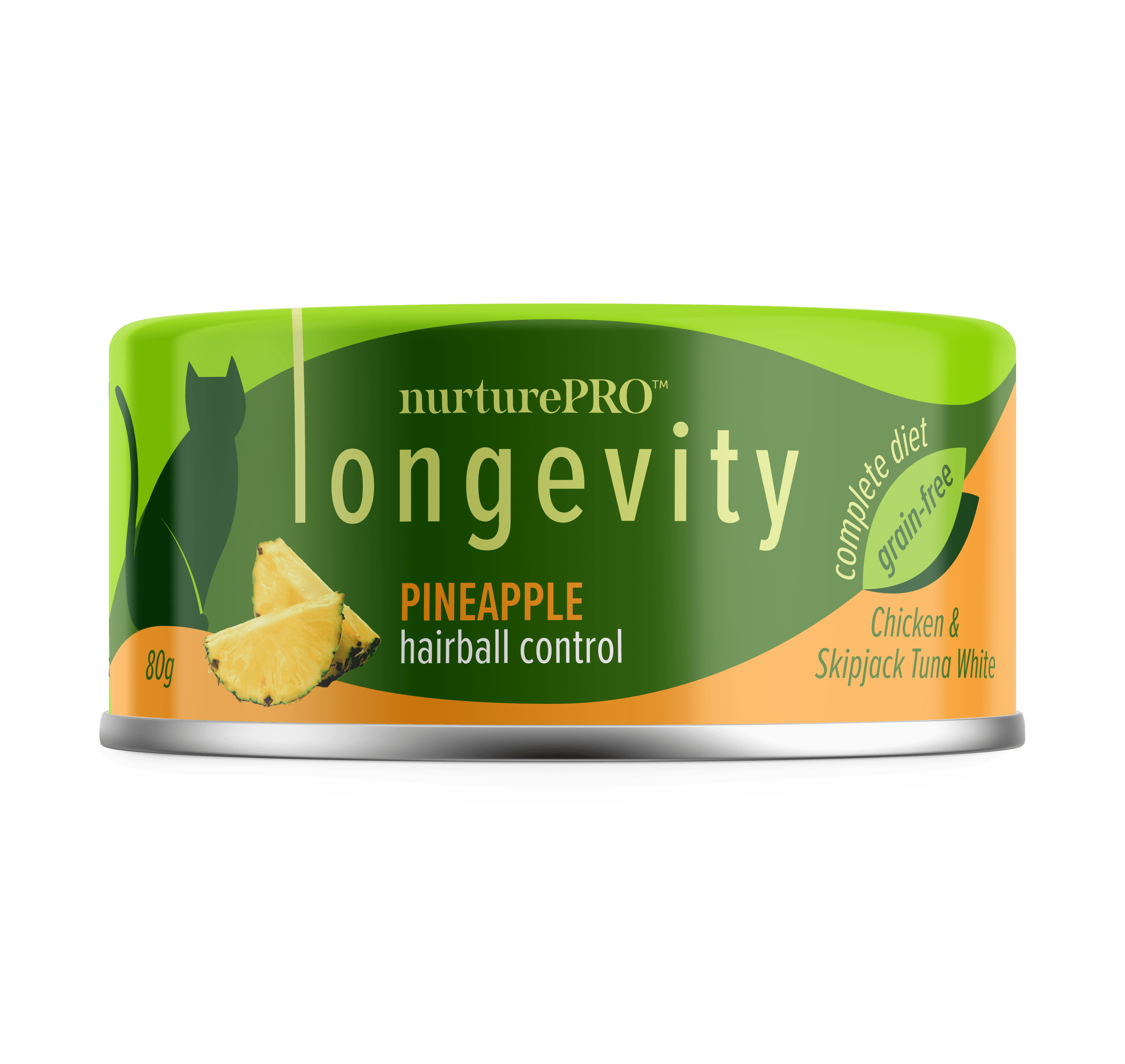 Nurture Pro (New SKU) Longevity Chicken & Skipjack Tuna Cat Wet Food (Pineapple), 80g