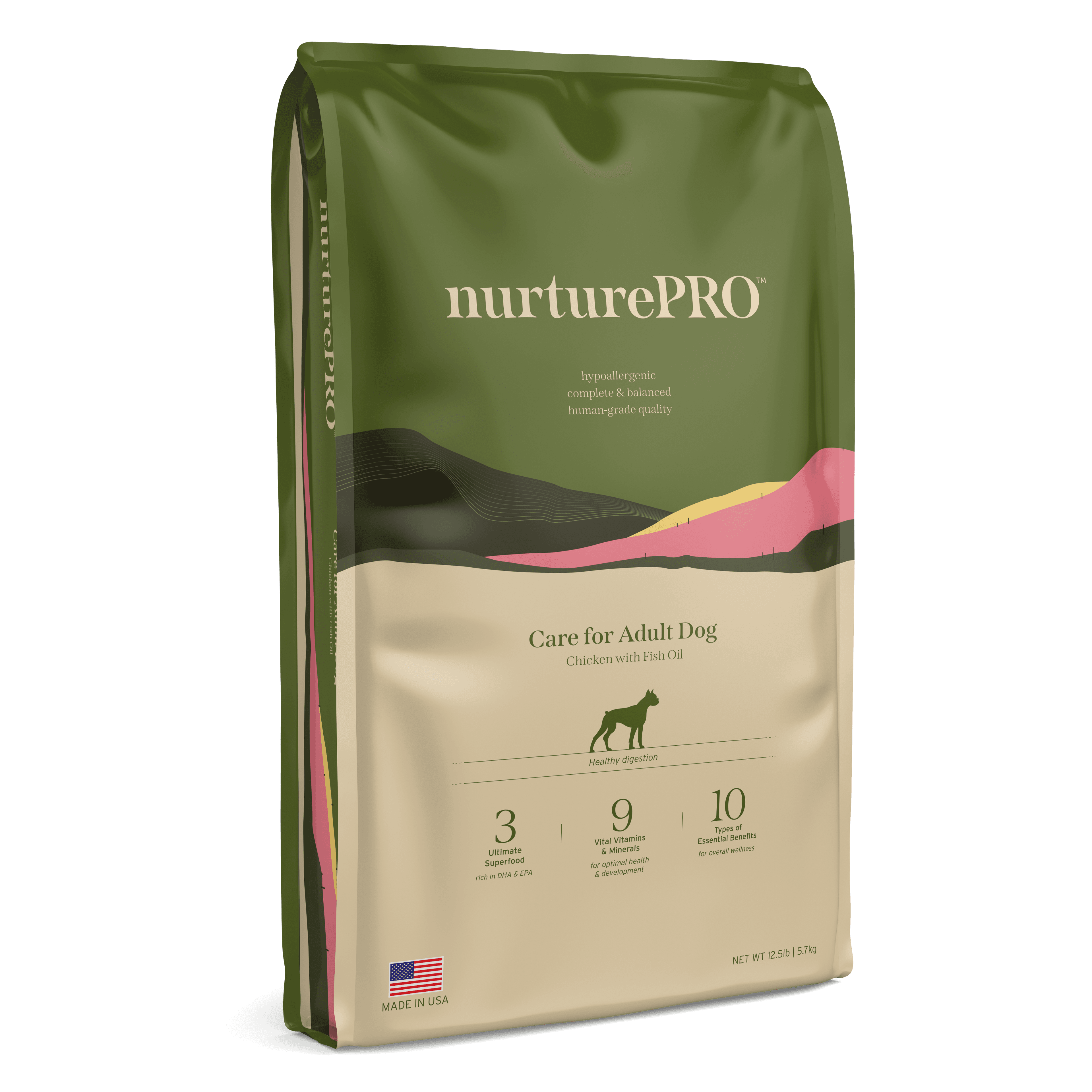 Nurture Pro Care Adult Dogs Dry Dog Food (Chicken with Fish Oil), 5.7kg
