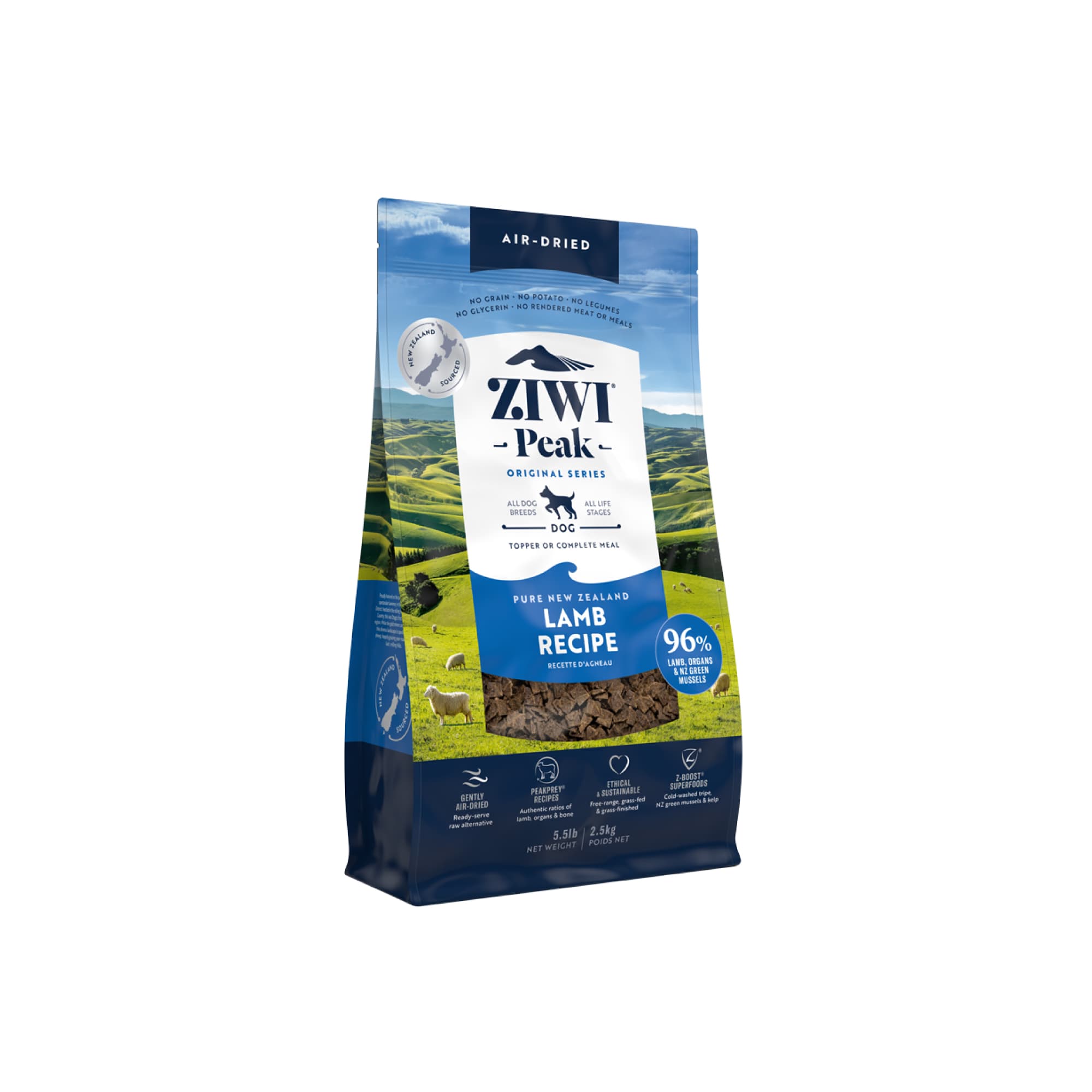 Ziwi Peak Originals Air Dried Dog Food (Lamb), 2.5kg