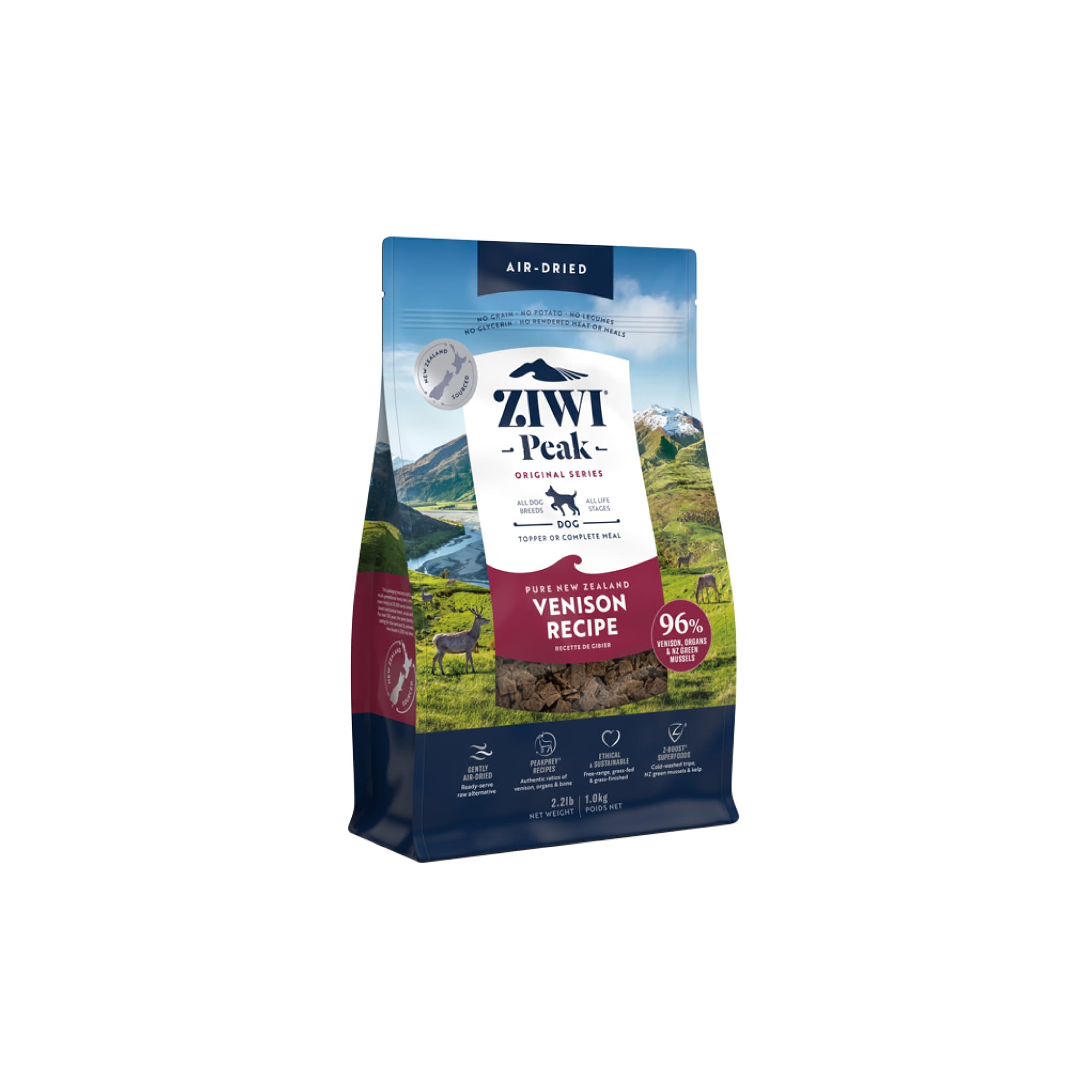 Ziwi Peak Originals Air Dried Dog Food (Venison), 1kg