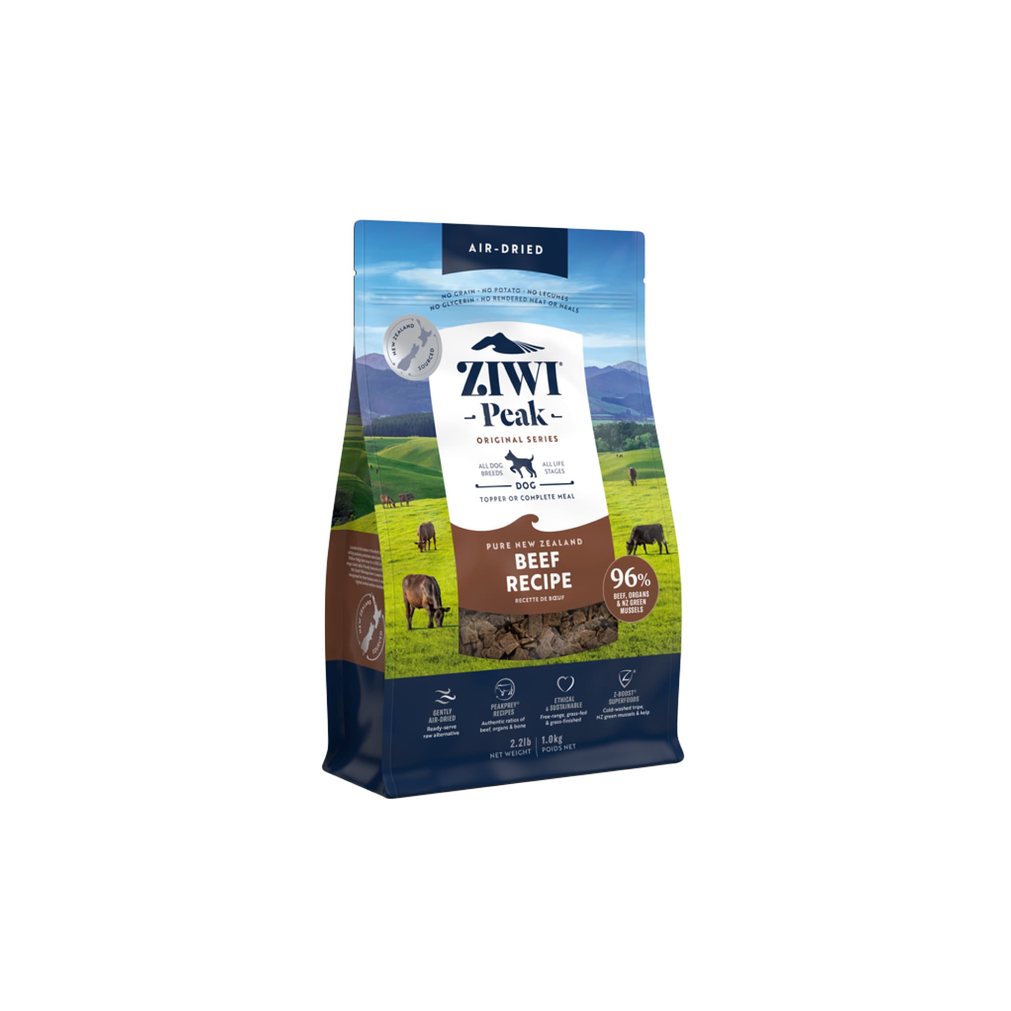 Ziwi Peak Originals Air Dried Dog Food (Beef), 1kg