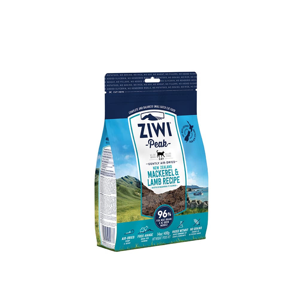 Ziwi Peak Originals Air Dried Cat Food (Mackerel & Lamb), 400g