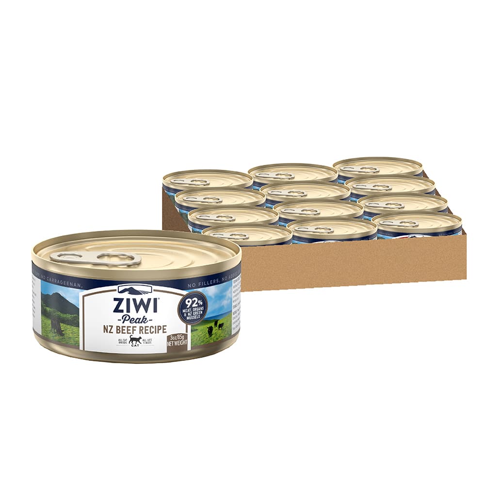 Ziwi Peak Originals Wet Cat Food (Beef), 85g x 24