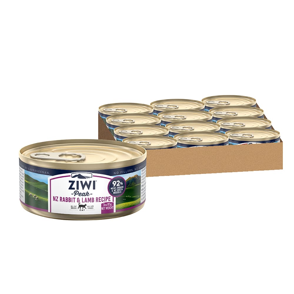 Ziwi Peak Originals Wet Cat Food (Rabbit & Lamb), 85g x 24